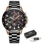 Load image into Gallery viewer, 2023 New LIGE Fashion Men&#39;s Watch
