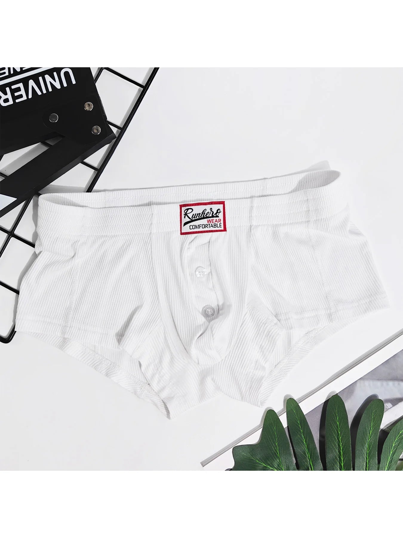 Men's Breathable Boxers, made of synthetic Viscose,