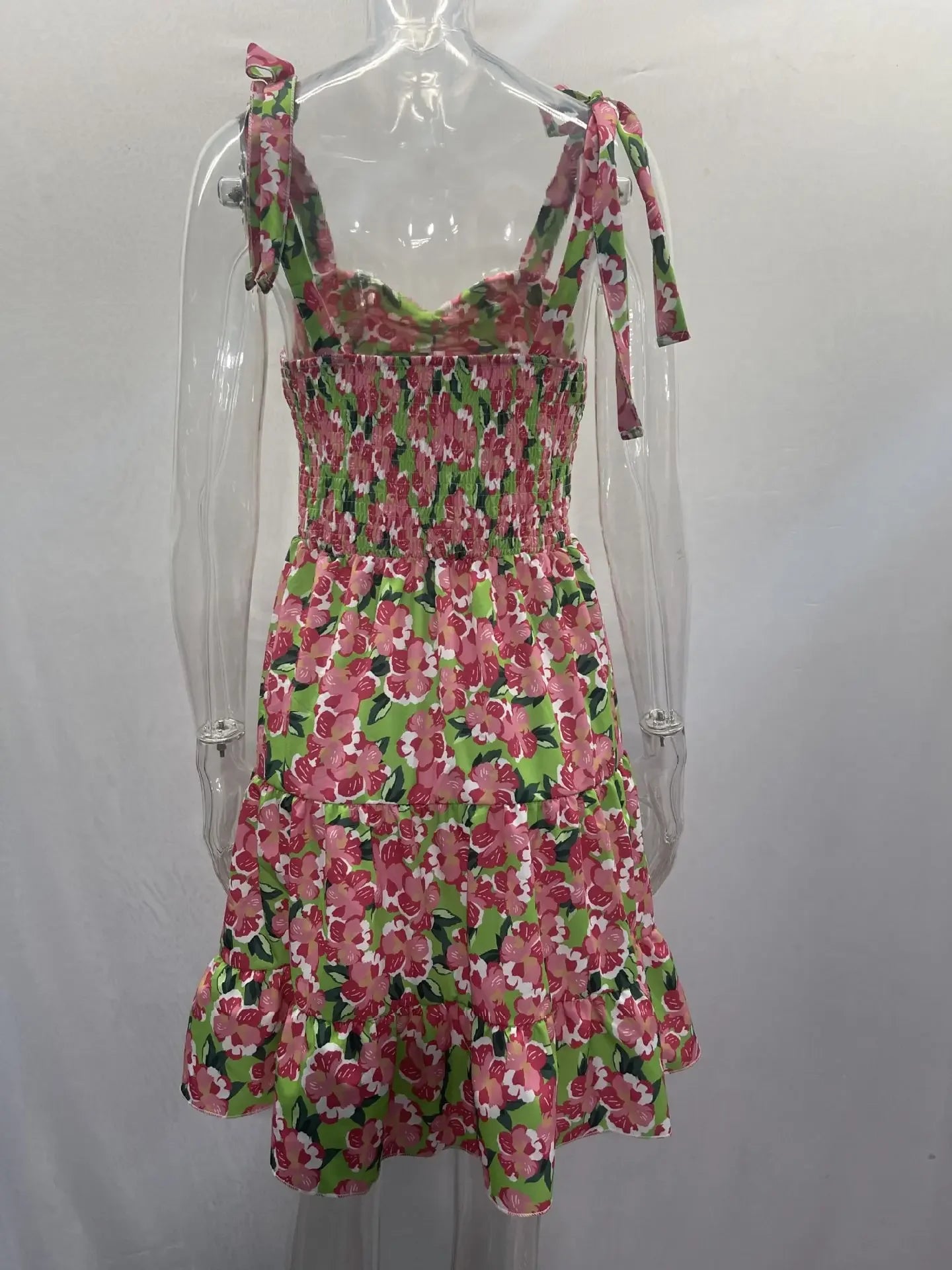 Women's Fashion Mini Floral Dress