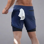 Load image into Gallery viewer, Men 2 in 1 Short Pants
