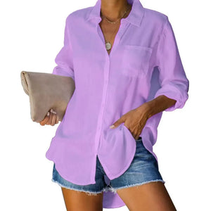 Women's Casual Loose Breasted Shirt