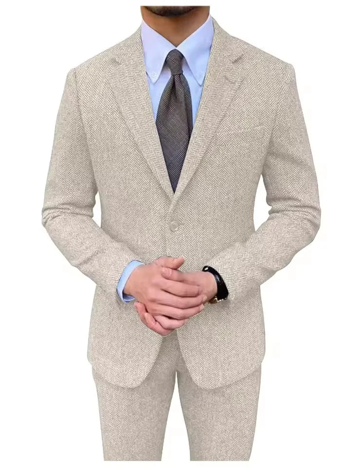 Men's 2 piece Retro British Suit