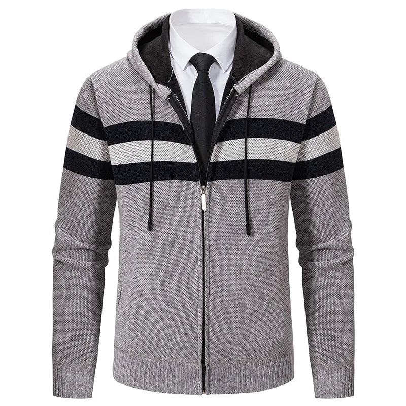 Men's Hooded Cardigan Sweater Coats