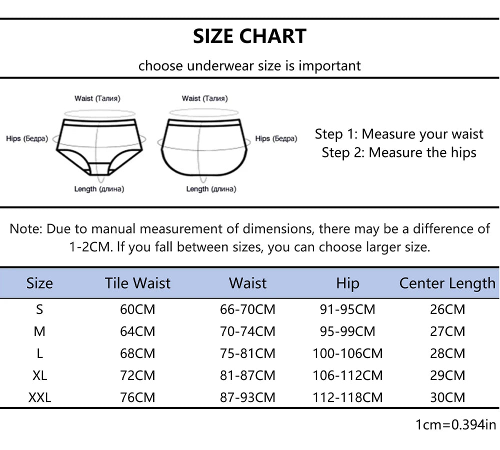 Women's 4 PCS High Waist Panties.