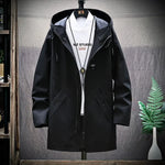 Load image into Gallery viewer, Men&#39;s Casual Long Hooded Windbreaker Coat

