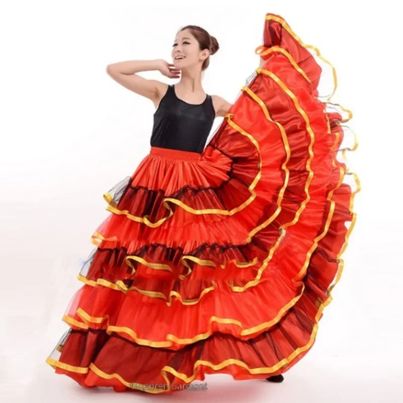 Big Swing Flamenco Skirt for Women