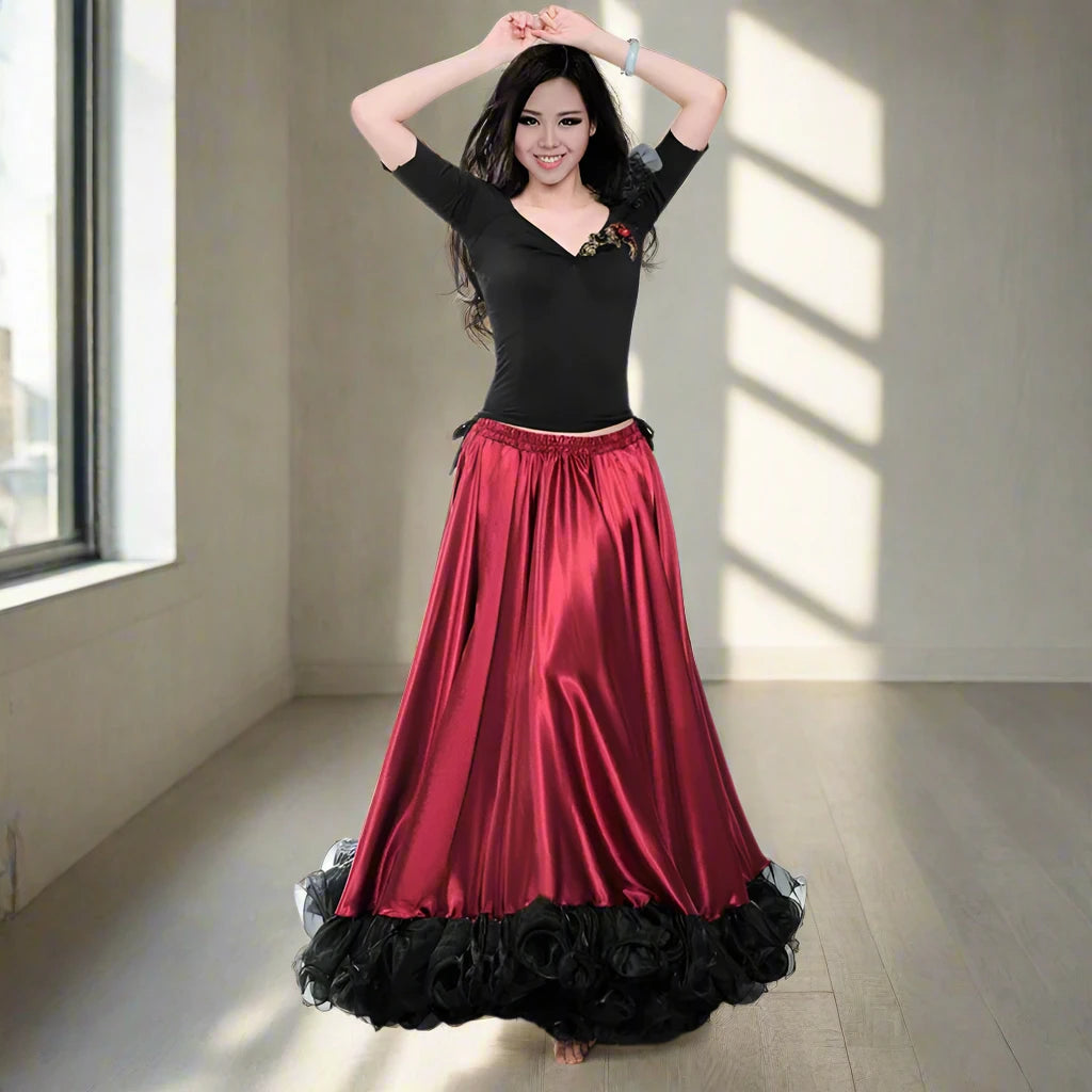 Elegant Stage Performance Skirt