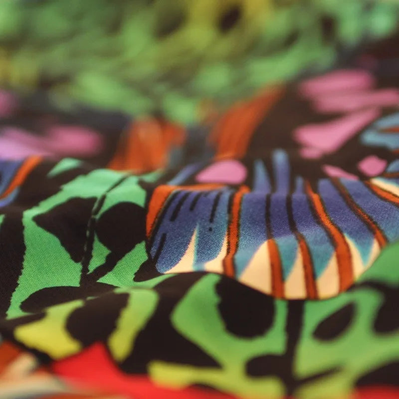 Floral Print Skirt for Belly Dancing