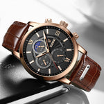 Load image into Gallery viewer, Man Leather Quartz Watch
