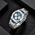 Load image into Gallery viewer, Mens Quartz Sapphire Stainless Steel Watch
