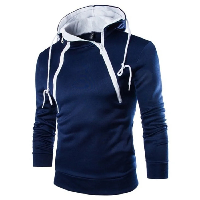 Men's Hooded Long Sleeve Sweater