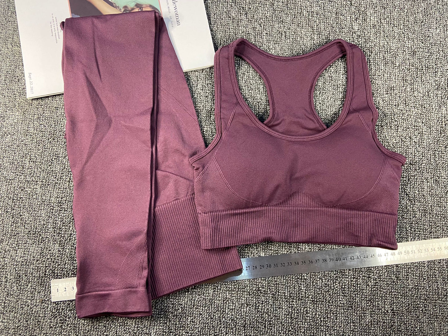 Women Seamless Fitness High Waist Yoga Suit