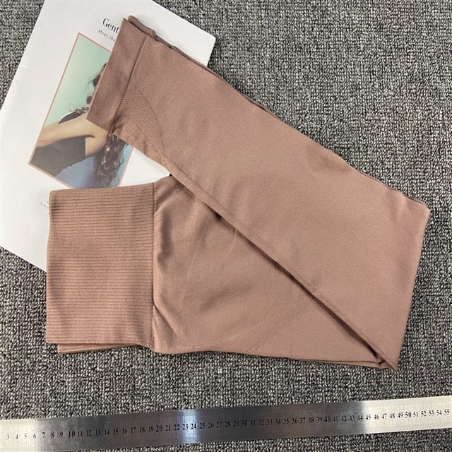 Women Seamless Fitness High Waist Yoga Suit