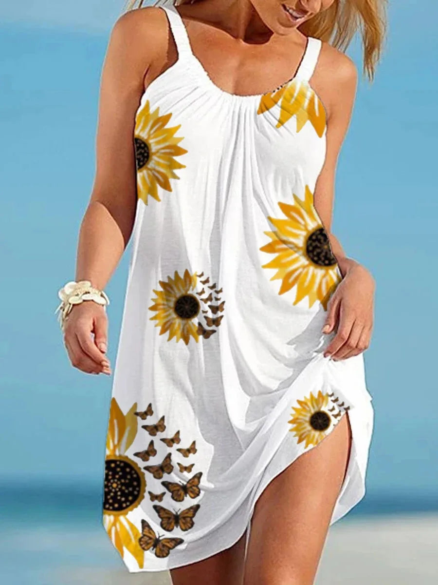 Sunflowers Beach Dress