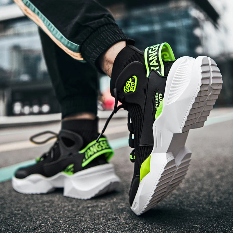 Men Breathable Couple Of High-Top Loafers