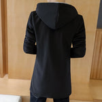 Load image into Gallery viewer, Men with Warm Cashmere Hood Coat
