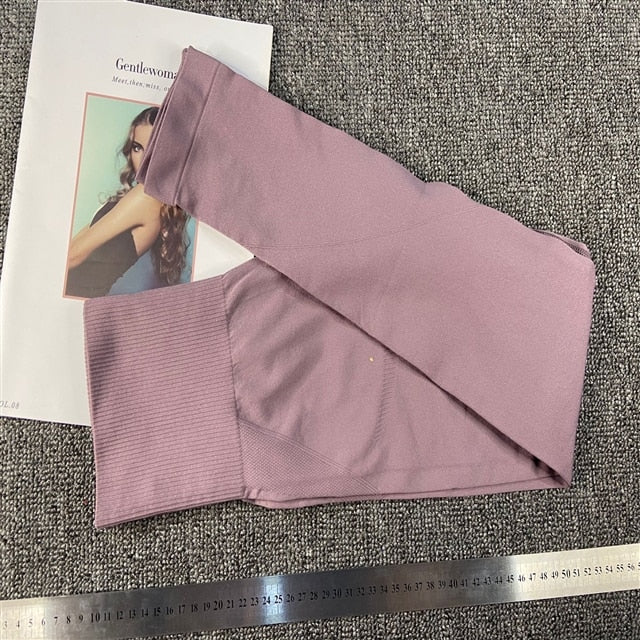 Women Seamless Fitness High Waist Yoga Suit