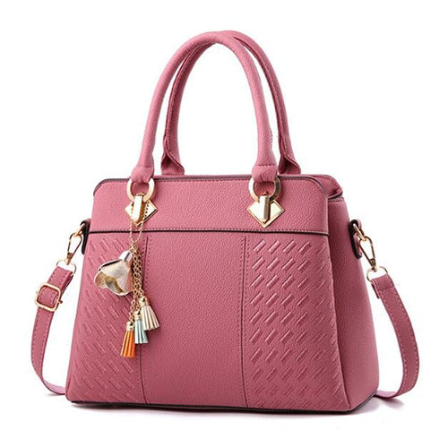 Women Fashion Tassel Handbag