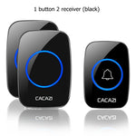 Load image into Gallery viewer, CACAZI Wireless Waterproof Doorbell 300m Range
