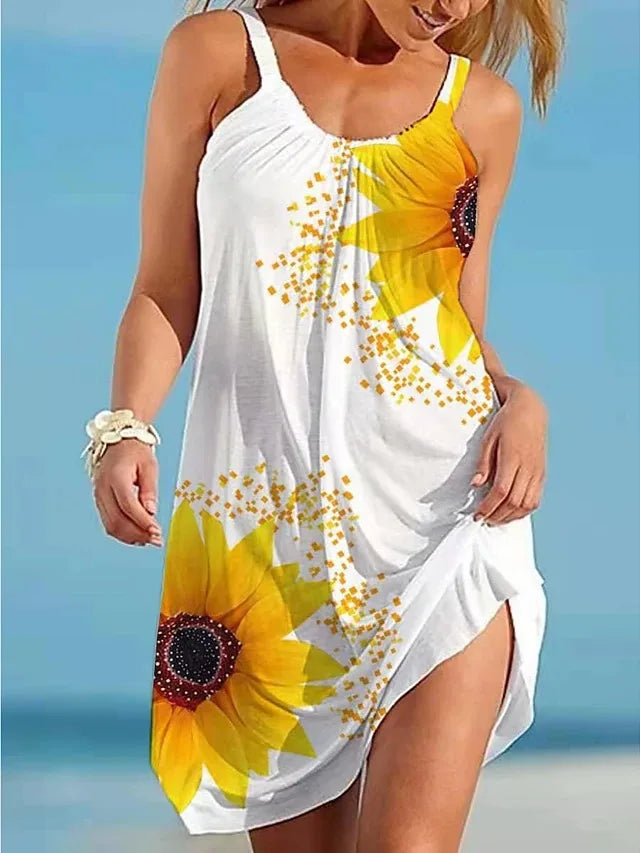 Sunflowers Beach Dress