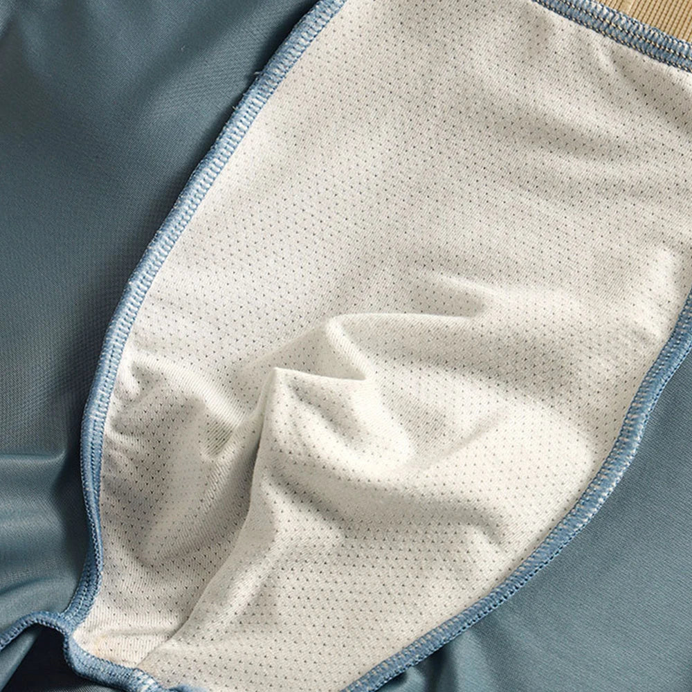 Men’s Lightweight Breathable Satin Silk Boxers