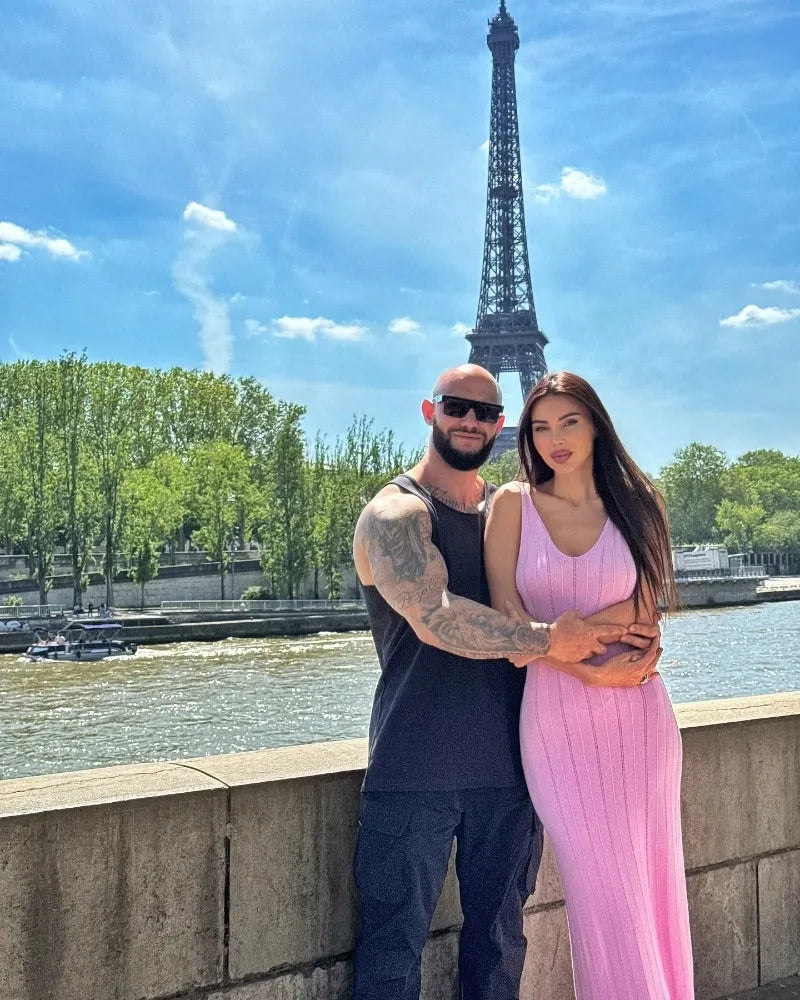 Trendix Knitted Elegant Long Backless Dress