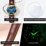 Load image into Gallery viewer, Women Waterproof Luminous Multifunction Quartz Watch

