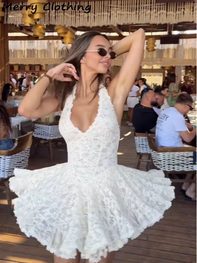 Women's Lace Mini Dress