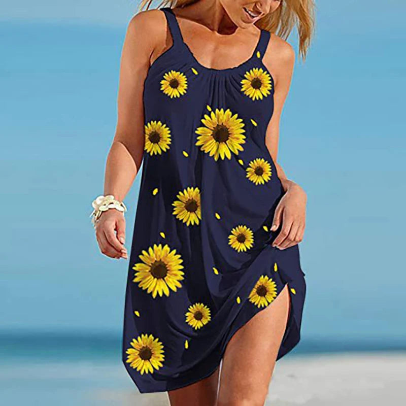 Sunflowers Beach Dress