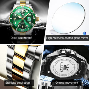 Men Luminous Luxury Waterproof  Watch