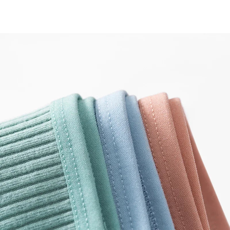 10Pcs Cotton Low-Waist Thongs Set For Women/Girls.