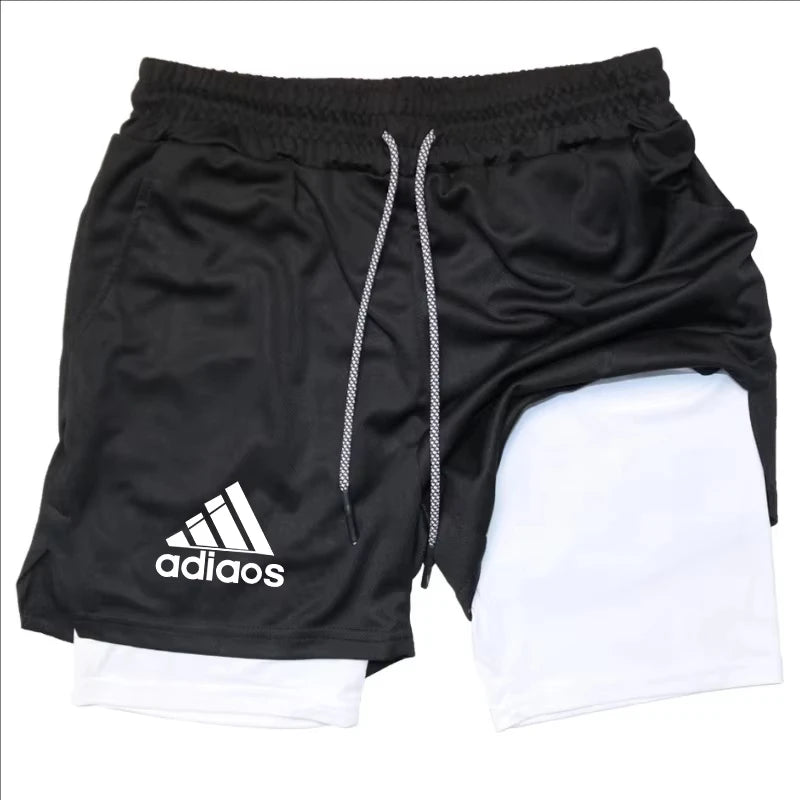 Men's Compression Two-In-One Breathable Shorts