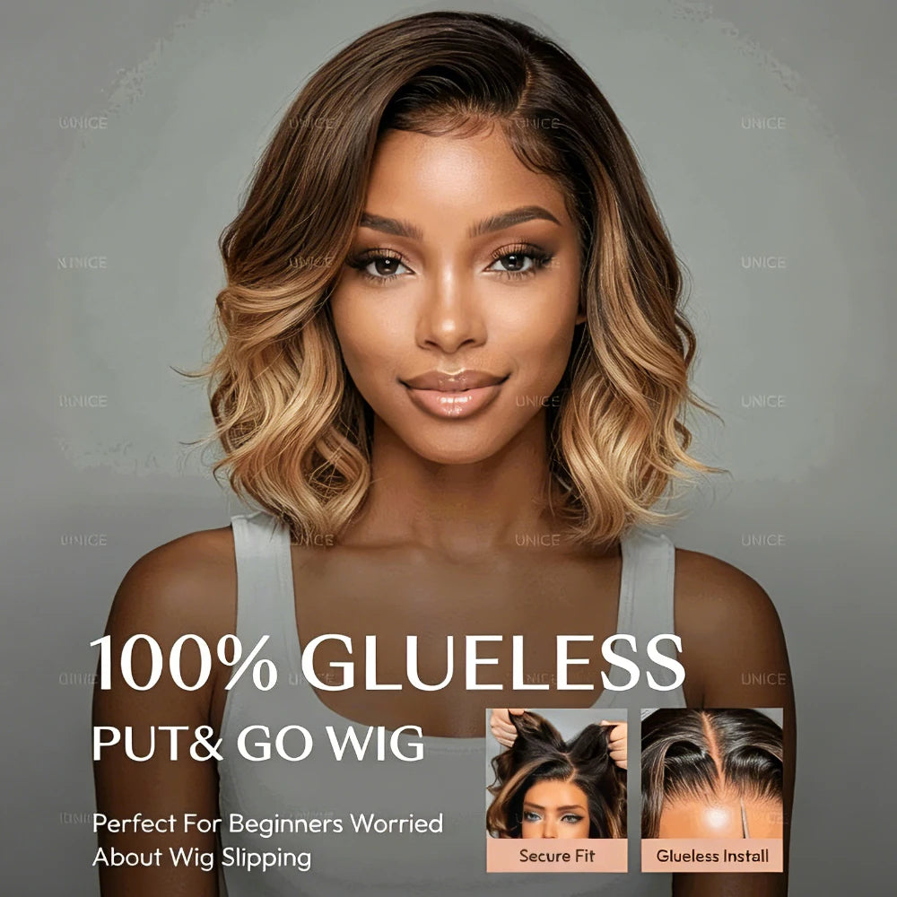 Luxury Wavy Lace Front Human Hair Wig