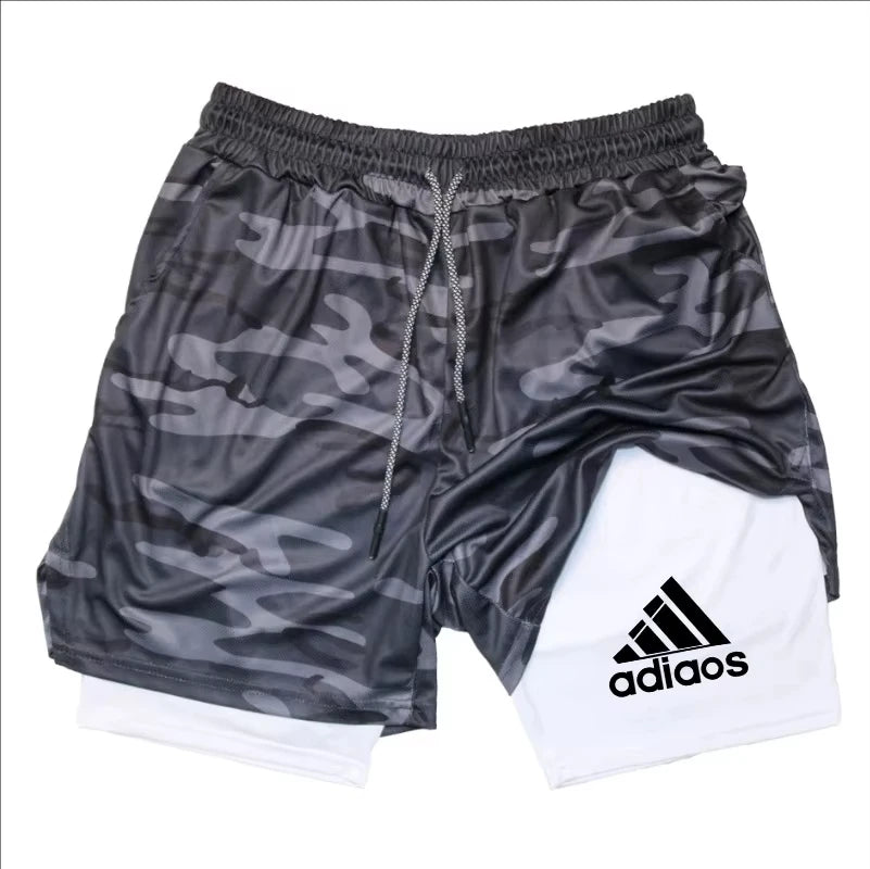 Men's Compression Two-In-One Breathable Shorts