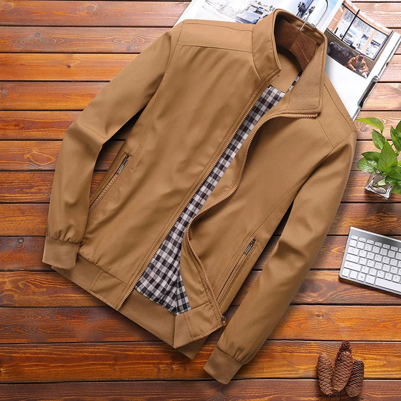 Men's Slim Bomber Coat