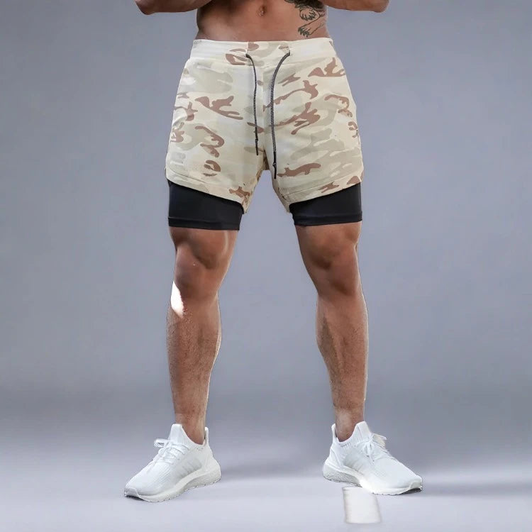 Men 2 in 1 Short Pants