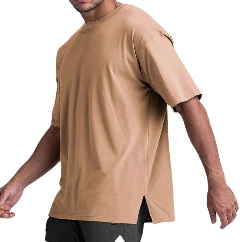 Men's Gym Splicing Quick Dry T-Shirt