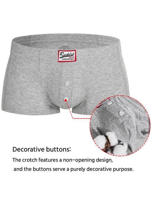 Men's Breathable Boxers, made of synthetic Viscose,