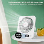 Load image into Gallery viewer, Mini USB Rechargeable Portable Desktop Fan
