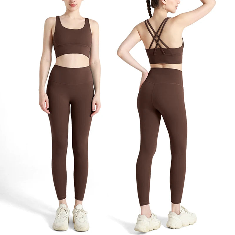Women's New 2 Piece Yoga Breathable Tracksuit