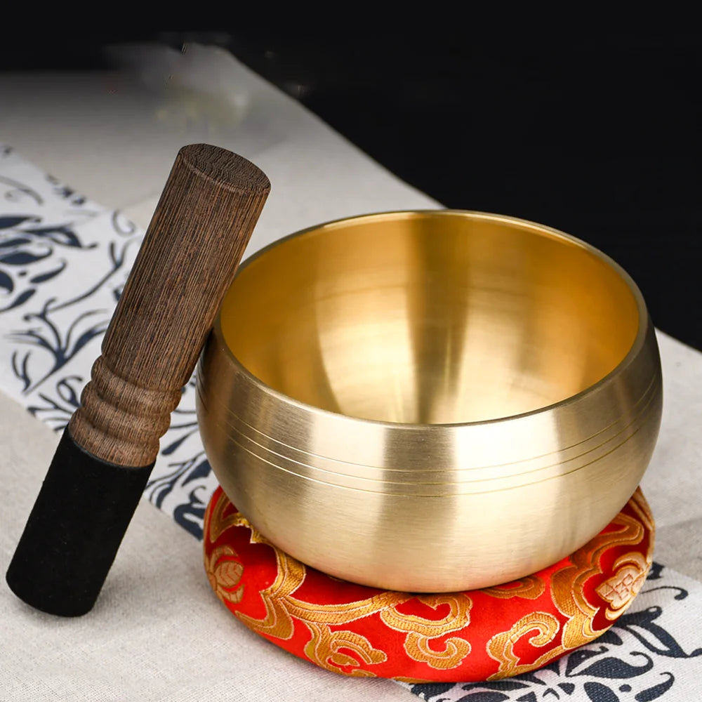 Sanskrit Bowl Nepal Tibet Buddha Tibetan Singing Bowl