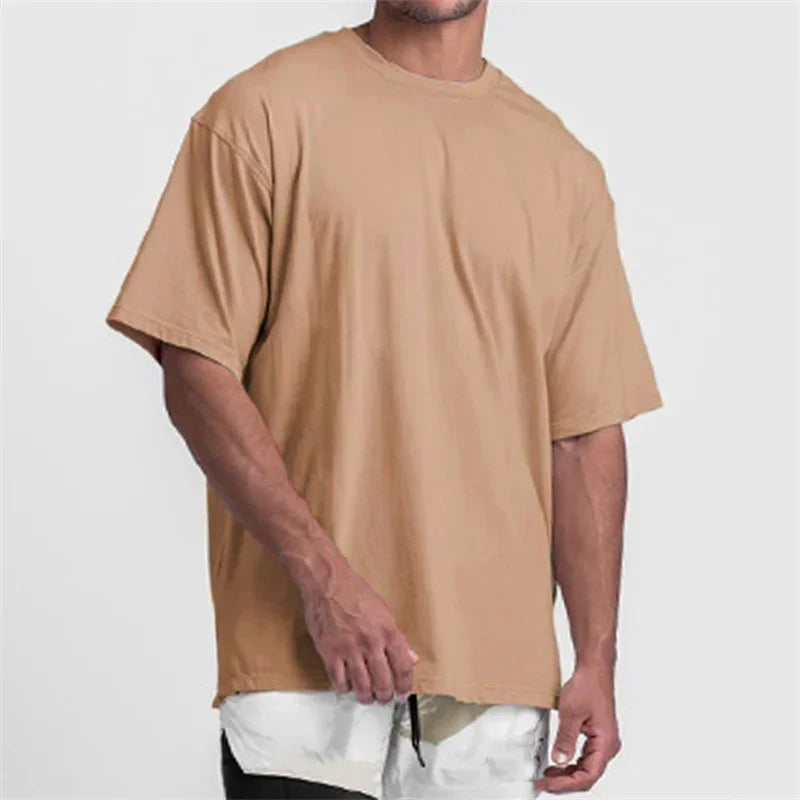 Men's Gym Splicing Quick Dry T-Shirt