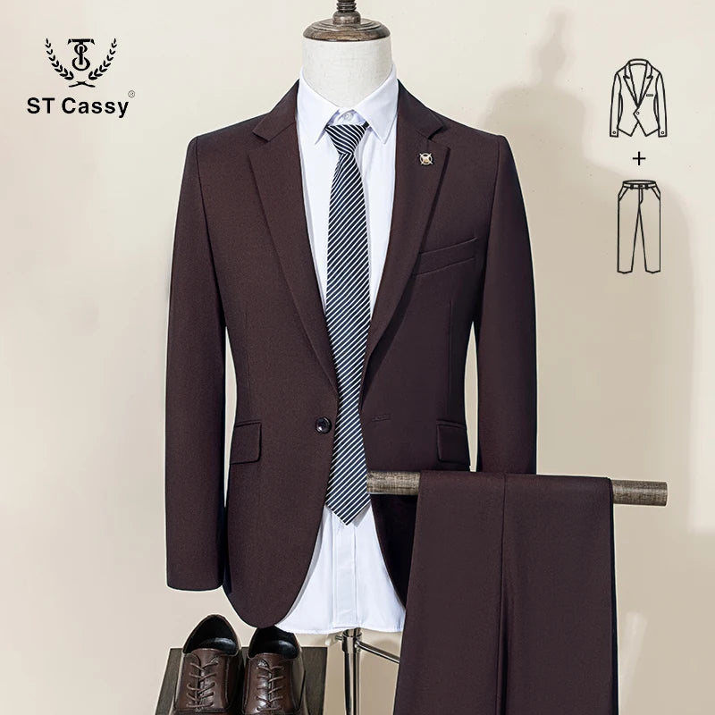 ST Cassy High Quality Men's 2 Piece Suit