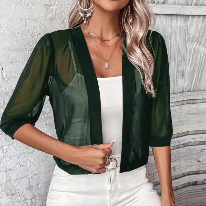 Women's Thin Mesh Cardigan