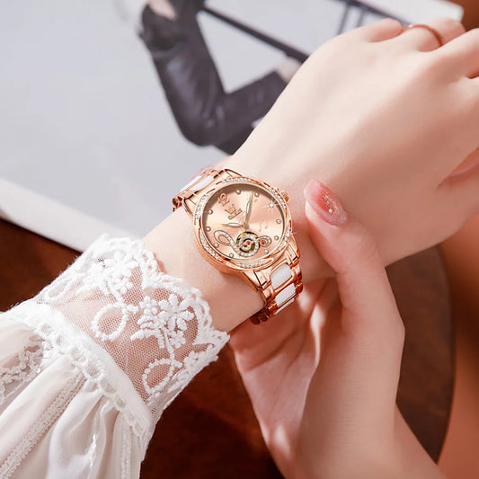 New Women's Sophisticated Elegant Automatic Watch