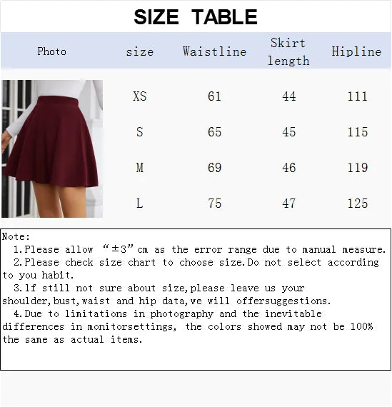 Women's Short Spring and Winter Knitted Skirt