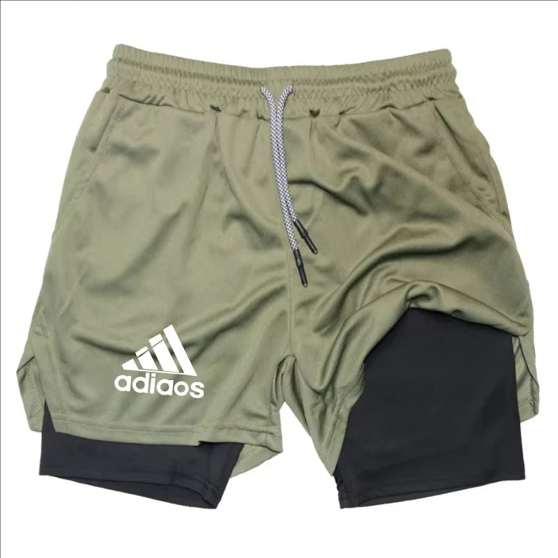 Men's Compression Two-In-One Breathable Shorts
