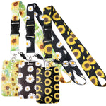 Load image into Gallery viewer, Sunflower Pattern Lanyard For Keys ID
