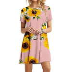 Load image into Gallery viewer, Hot Sale Boho Sunflower Dress
