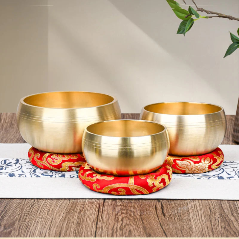 Sanskrit Bowl Nepal Tibet Buddha Tibetan Singing Bowl